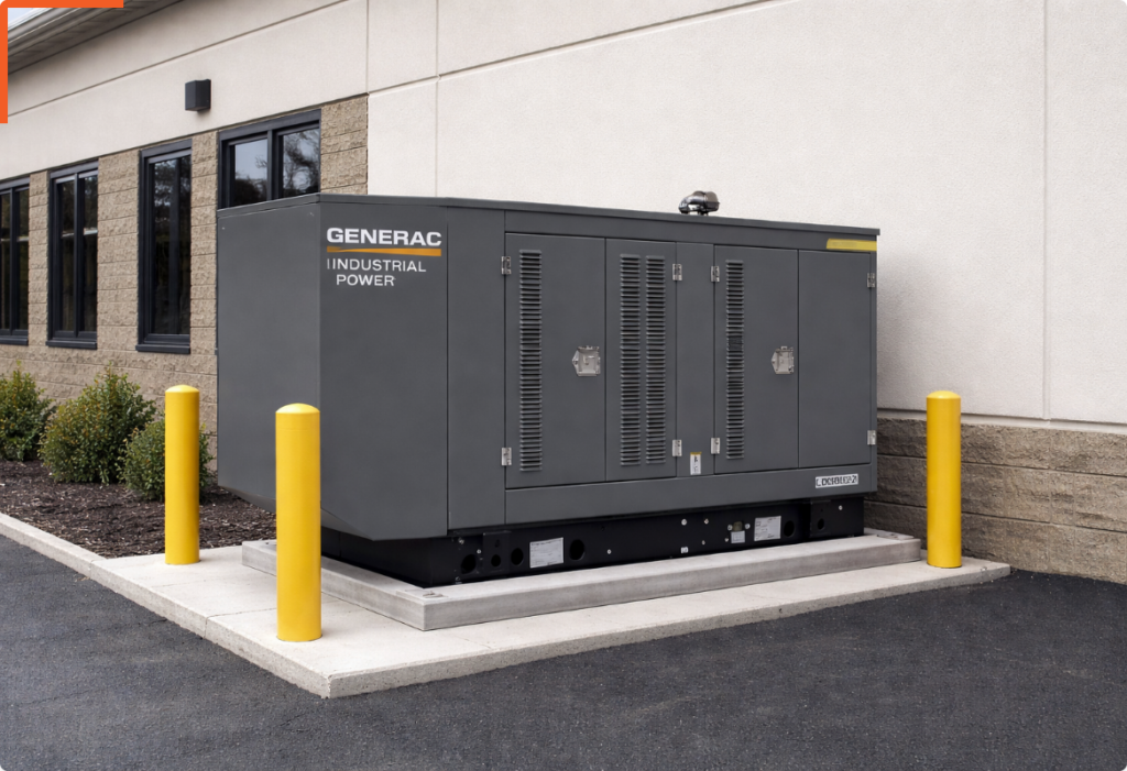 Commercial generator installation for Montana businesses by Colbert's Electric