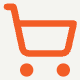 Shopping cart icon for Retail and Restaurants – store and dining backup power